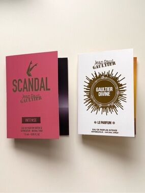 Jean Paul Gaultier Scandal and Gaultier Divine Samples